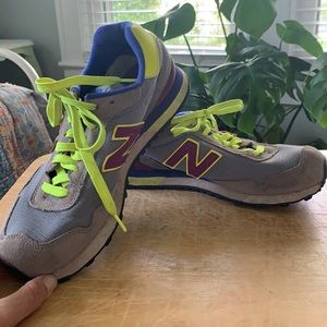 New Balance classics in grey and neon size 9